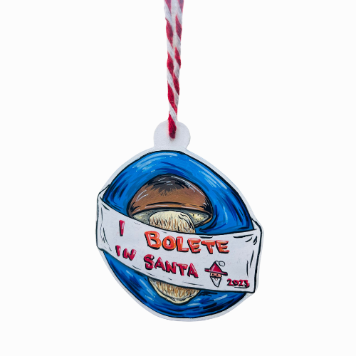 Santa Bolete Ornament