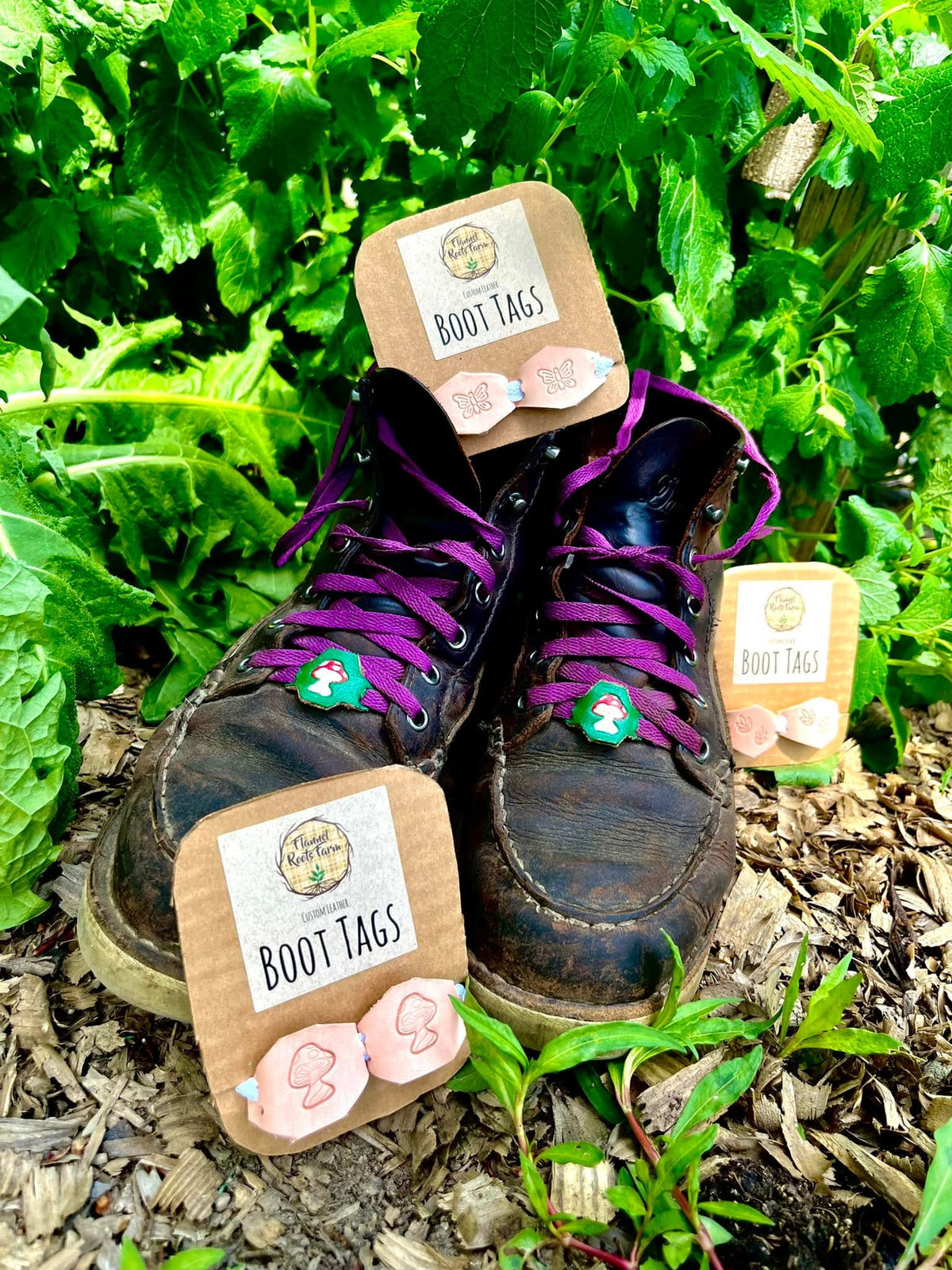 Leather Boot Tags